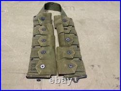 Original Wwii Us Army M1 Garand Rifle 10 Pocket Ammo Belt-transitional, 1943