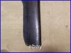 Original Wwii Us Army M1 Garand Rifle Leather Carry Scabbard & Carry Straps-1942