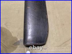 Original Wwii Us Army M1 Garand Rifle Leather Carry Scabbard & Carry Straps-1942