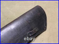 Original Wwii Us Army M1 Garand Rifle Leather Carry Scabbard & Carry Straps-1942