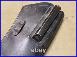 Original Wwii Us Army M1 Garand Rifle Leather Carry Scabbard & Carry Straps-1942
