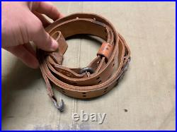 Original Wwii Us Army M1 Garand Rifle M1907 Leather Carry Sling