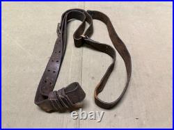 Original Wwii Us Army M1 Garand Rifle M1907 Leather Carry Sling