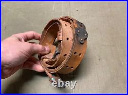 Original Wwii Us Army M1 Garand Rifle M1907 Leather Carry Sling