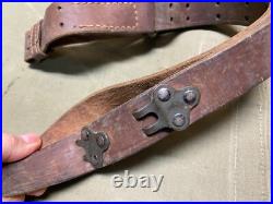 Original Wwii Us Army M1 Garand Rifle M1907 Leather Carry Sling