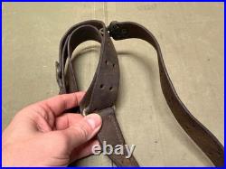 Original Wwii Us Army M1 Garand Rifle M1907 Leather Carry Sling