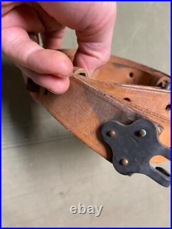 Original Wwii Us Army M1 Garand Rifle M1907 Leather Carry Sling