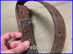Original Wwii Us Army M1 Garand Rifle M1907 Leather Carry Sling