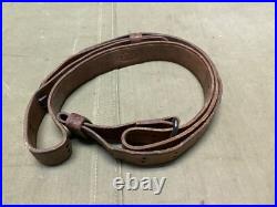 Original Wwii Us Army M1 Garand Rifle M1907 Leather Carry Sling-boyt