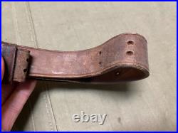 Original Wwii Us Army M1 Garand Rifle M1907 Leather Carry Sling-boyt