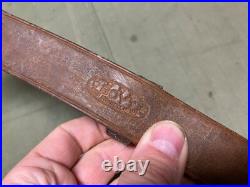 Original Wwii Us Army M1 Garand Rifle M1907 Leather Carry Sling-boyt