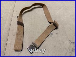 Original Wwii Us Army M1 Garand Rifle Web Carry Sling-od#3, Flat Buckle