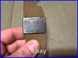 Original Wwii Us Army M1 Garand Rifle Web Carry Sling-od#3, Flat Buckle