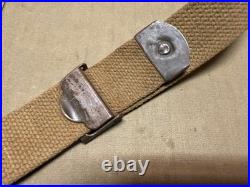 Original Wwii Us Army M1 Garand Rifle Web Carry Sling-od#3, Flat Buckle