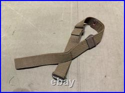 Original Wwii Us Army M1 Garand Rifle Web Carry Sling-od#7-1944