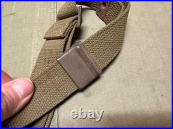 Original Wwii Us Army M1 Garand Rifle Web Carry Sling-od#7-1944