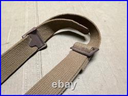 Original Wwii Us Army M1 Garand Rifle Web Carry Sling-od#7-1944