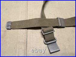 Original Wwii Us Army M1 Garand Rifle Web Carry Sling-od#7-1945