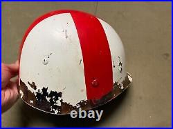 Original Wwii Us Army M1 Helmet Medic Custom Paintedliner-mine Saftey Appliances