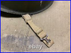 Original Wwii Us Army M1 Helmet Shell, Front Seam, Original Paint