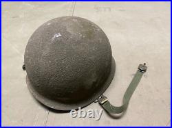 Original Wwii Us Army M1 Helmet Shell, Front Seam, Original Paint