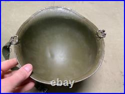 Original Wwii Us Army M1 Helmet Shell, Front Seam, Original Paint