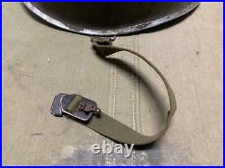 Original Wwii Us Army M1 Helmet Shell, Front Seam, Original Paint