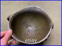Original Wwii Us Army M1 Helmet Shell, Front Seam, Original Paint