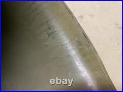 Original Wwii Us Army M1 Helmet Shell, Front Seam, Original Paint