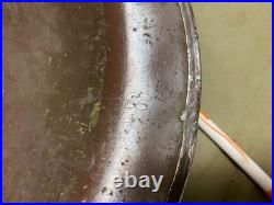 Original Wwii Us Army M1 Helmet Shell, Front Seam, Restored Fixed Bail