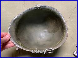 Original Wwii Us Army M1 Helmet Shell, Rear Seam, Original Paint