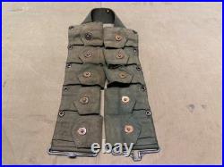 Original Wwii Us Army M1910 M1903 M1 Garand Rifle 10 Pocket Ammo Belt-od#7
