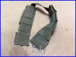 Original Wwii Us Army M1910 M1903 M1 Garand Rifle 10 Pocket Ammo Belt-od#7