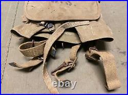 Original Wwii Us Army M1928 Combat Field Haversack Backpack-od#3