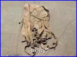 Original Wwii Us Army M1928 Combat Field Haversack Backpack-od#3