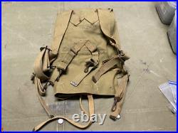 Original Wwii Us Army M1928 Combat Field Haversack Field Backpack-od#3