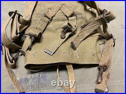 Original Wwii Us Army M1928 Combat Field Haversack Field Backpack-od#3
