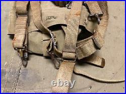 Original Wwii Us Army M1928 Combat Field Haversack Field Backpack-od#3