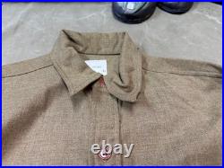 Original Wwii Us Army M1935 M35 Em Nco Wool Combat Field Shirt-medium 40r