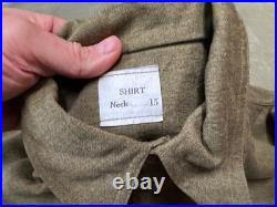 Original Wwii Us Army M1935 M35 Em Nco Wool Combat Field Shirt-medium 40r