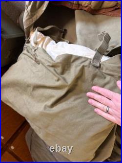 Original Wwii Us Army M1935 Officer Bed Roll, Insert Bag & Pillow- Named, 1943