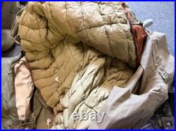 Original Wwii Us Army M1935 Officer Bed Roll, Insert Bag & Pillow- Named, 1943