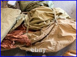 Original Wwii Us Army M1935 Officer Bed Roll, Insert Bag & Pillow- Named, 1943