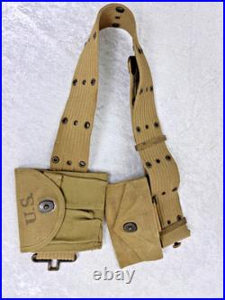 Original Wwii Us Army M1936 Cartridge Belt
