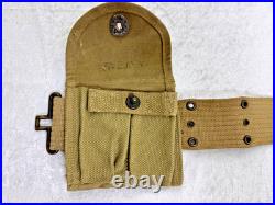Original Wwii Us Army M1936 Cartridge Belt