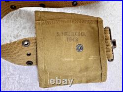 Original Wwii Us Army M1936 Cartridge Belt