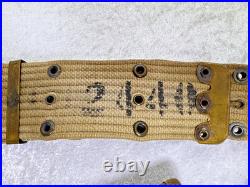 Original Wwii Us Army M1936 Cartridge Belt