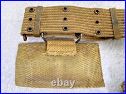 Original Wwii Us Army M1936 Cartridge Belt