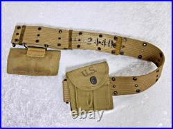 Original Wwii Us Army M1936 Cartridge Belt