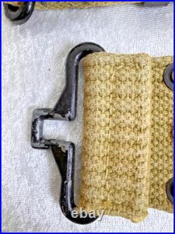 Original Wwii Us Army M1936 Pistol Belt Rig With 1940 First Aid Pouch